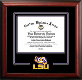 Louisiana State University Tigers Spirit Diploma Frame
