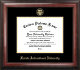 Florida International University  11w x 8.5h  Gold Embossed Diploma Frame