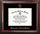University of North Florida 11w x 8.5h Gold Embossed Diploma Frame