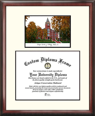 Georgia Institute of Technology 17w x 14h Scholar Framed Lithograph