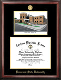 Kennesaw State University 14w x 11h Gold Embossed Diploma Frame with Campus Images Lithograph