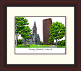 University of Massachusetts Legacy Alumnus Framed Lithograph