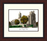 Loyola University Chicago Legacy Alumnus Framed Lithograph