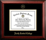 North Central College 11w x 8.5h Gold Embossed Diploma Frame
