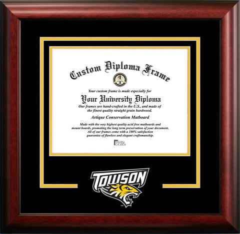 Towson Tigers  14w x 11h Spirit Diploma Frame