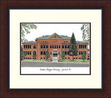 Eastern Michigan University Legacy Alumnus Framed Lithograph