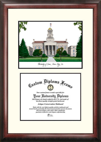 University of Iowa Scholar Diploma Frame