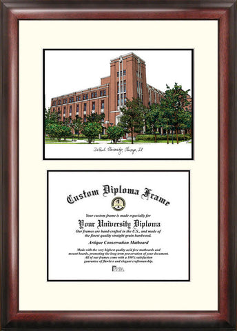 Scholar Frame DePaul University 11w x 8.5h Scholar Diploma Frame – CI Frames
