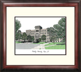 Bradley University Alumnus Framed Lithograph