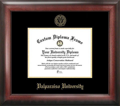 Valparaiso University 10w x 8.5h Gold Embossed Diploma Frame