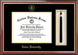 Xavier University Tassel Box and Diploma Frame