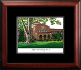 Cal State Chico Academic Framed Lithograph