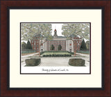 University of Nebraska Legacy Alumnus Framed Lithograph