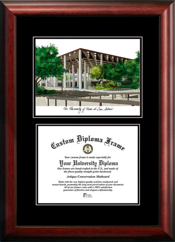 University of Texas, San Antonio 14w x 11h Diplomate Diploma Frame