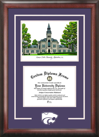 Kansas State Wildcats Spirit Graduate Diploma Frame