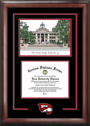 Western Kentucky University Spirit Graduate Diploma Frame
