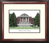 University of Louisville Alumnus Framed Lithograph