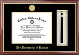 University of Kansas Tassel Box and Diploma Frame