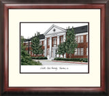 Nicholls State Alumnus Framed Lithograph