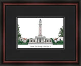 Louisiana State University Academic Framed Lithogrpah