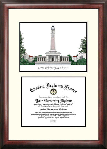 Louisiana State University Scholar Diploma Frame