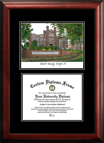 Marshall University 11w x 8.5h Diplomate Diploma Frame