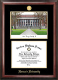 Harvard University Gold Embossed Diploma Frame with Campus Images Lithograph