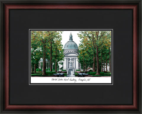 United States Naval Academy Academic Framed Lithograph