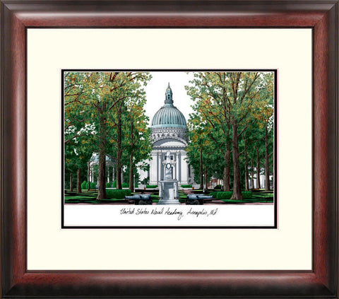 United States Naval Academy Alumnus Framed Lithograph