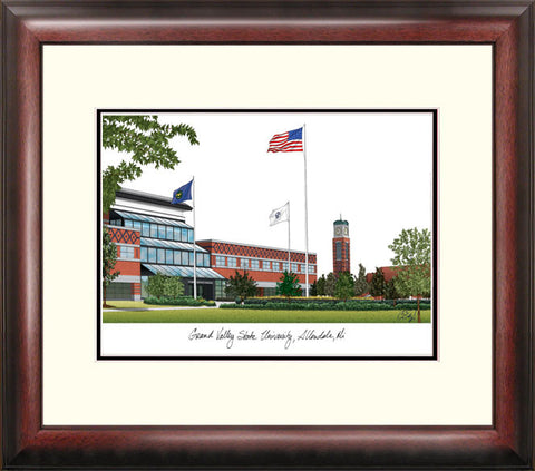 Grand Valley State University Alumnus Framed Lithograph