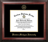 Western Michigan University Gold Embossed Diploma Frame