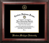 Western Michigan University 11w x 8.5h Gold Embossed Diploma Frame