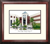 Western Michigan University Alumnus Framed Lithograph