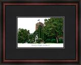 University of Michigan  Academic Framed Lithogrpah