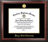 Wayne State University 10w x 8h Gold Embossed Diploma Frame