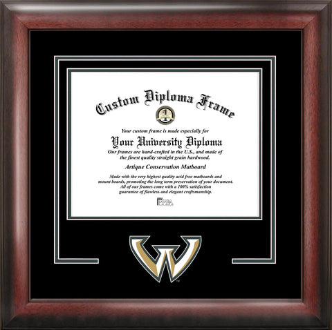 Wayne State University 10w x 8h  Spirit Diploma Frame