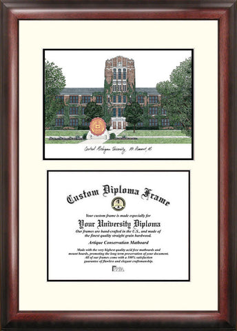 Central Michigan University 11w x 8.5h Scholar Diploma Frame