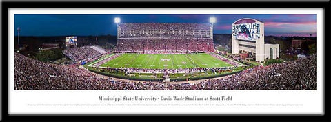 Mississippi State BulldogsFramed Stadium Print