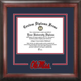University of Mississippi Rebels 12w x 9h Spirit Diploma Frame