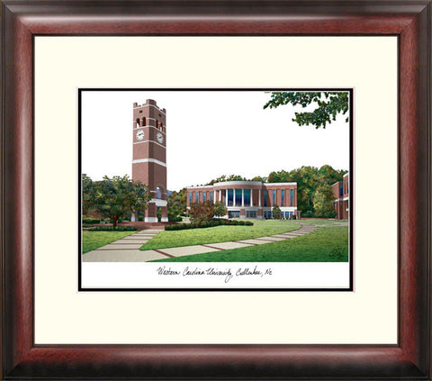 Western Carolina University Alumnus Framed Lithograph