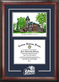 New Hampshire Wildcats 10w x 8h Spirit Graduate Frame with Campus Image