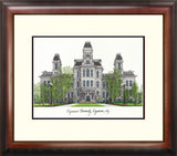 Syracuse University Alumnus Framed Lithograph