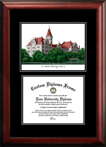 St. Edward's University 11 w x 8.5 h Diplomate Diploma Frame