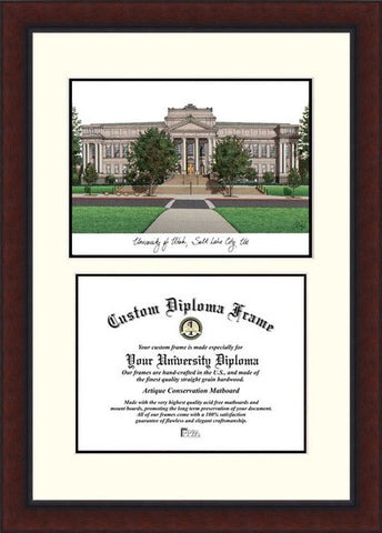 University of Utah Legacy 11w x 8.5h Scholar Diploma Frame