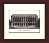 University of Washington Legacy Alumnus Framed Lithograph