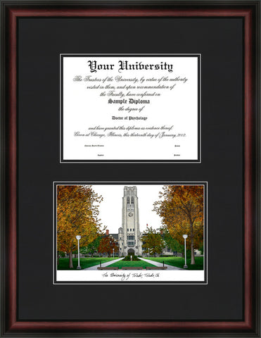 University of Toledo 10w x 8h Diplomate Diploma Frame