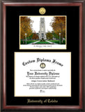 University of Toledo 10w x 8h Gold Embossed Diploma Frame with Campus Images Lithograph