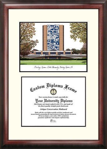 Bowling Green State University 11w x 8.5h Scholar Diploma Frame