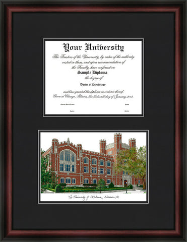 University of Oklahoma Diplomate Diploma Frame