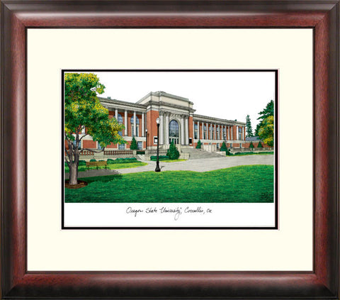 Oregon State University Alumnus Framed Lithograph